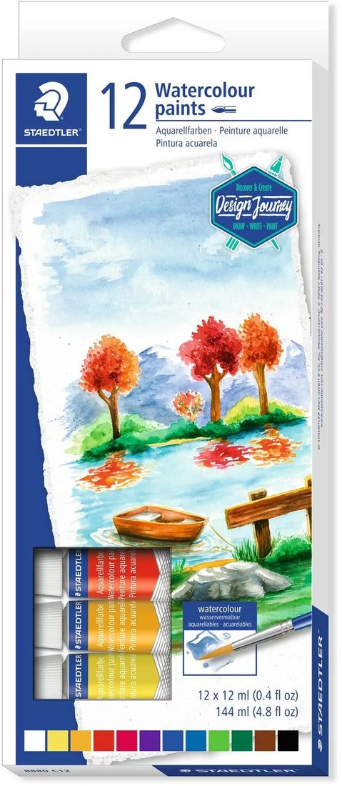 

Акварельные краски Staedtler 8880 C12