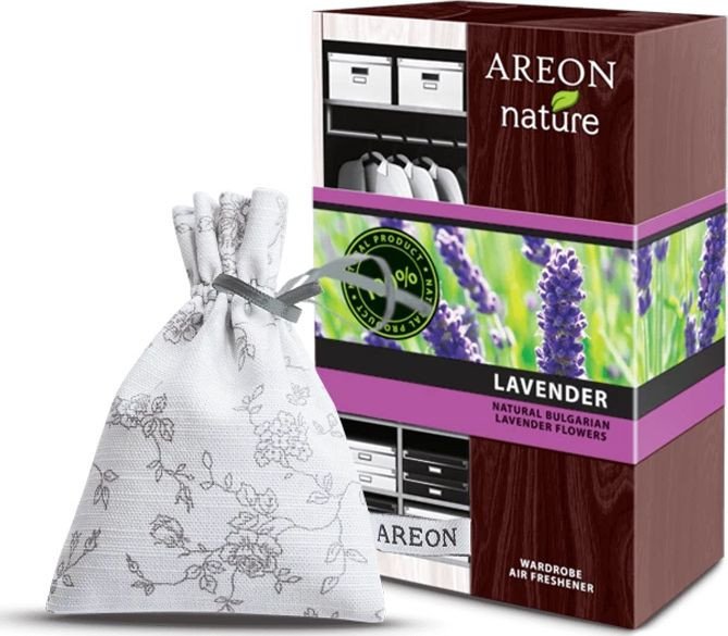 

Ароматизатор Areon Nature Premium мешочек в коробке Lavender (84 г)