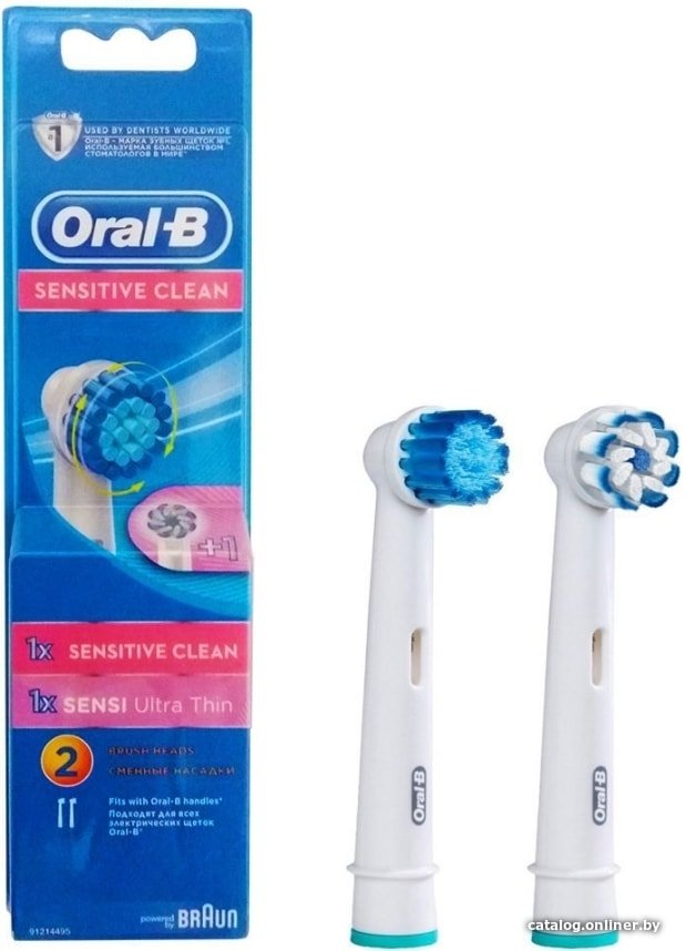 Сменная насадка Oral-B Sensitive (EB17s) + Sensi UltraThin (EB60)