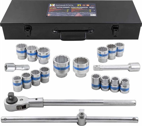 Универсальный набор инструментов Sigmatool 6212-9 (21 предмет)