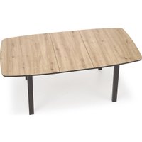 Кухонный стол Halmar Barril 130-170/80/74 (дуб артизан/черный)