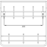 Вешалка для одежды ЗМИ 60 ВСП 8 (черный)