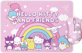 DeathAdder Essential + Goliathus Mouse Mat Bundle: Hello Kitty and Friends Edition