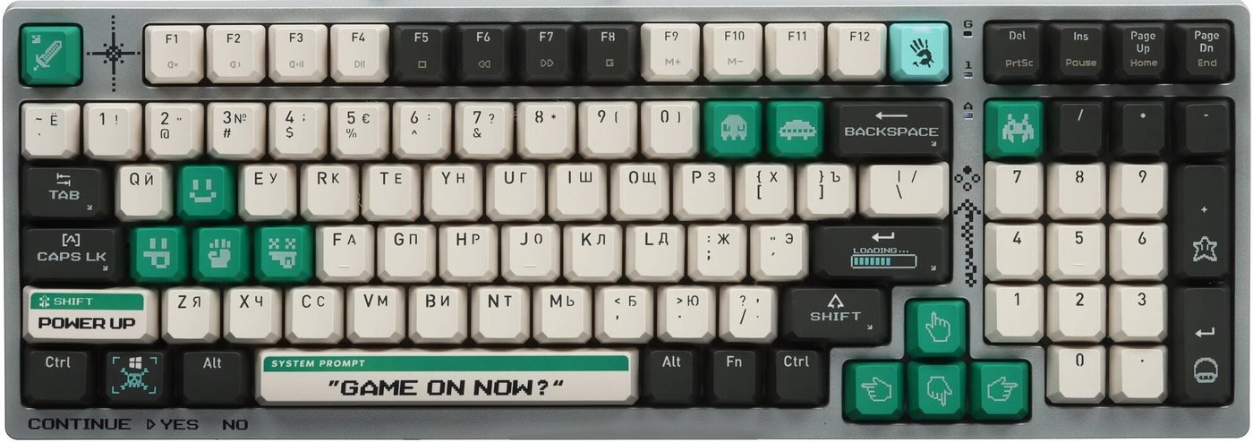 Клавиатура A4Tech Bloody S98 Pixels Green (Bloody BLMS Red Plus)