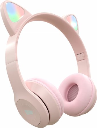 Наушники More Choice HW24 Kids (розовый)
