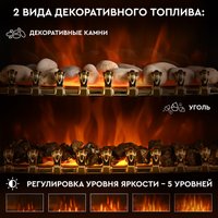 Электрокамин Planta PFP-FS400 (золотистый)