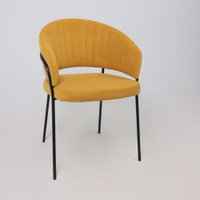 Стул Listvig Just (горчичный Brandy Light 16/черный)