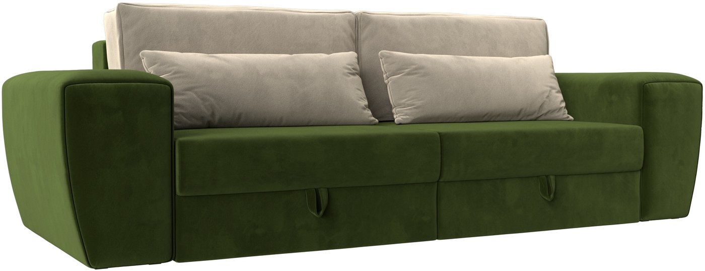 

Диван Лига диванов Лига-008 118605 (микровельвет зеленый/зеленый/бежевый/бежевый)