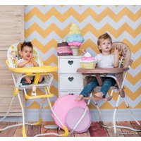 Высокий стульчик Lorelli Marcel 2019 Pink Girl