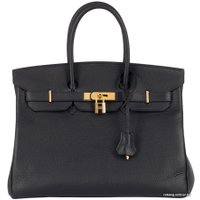 Женская сумка Hermes Birkin 100 Black