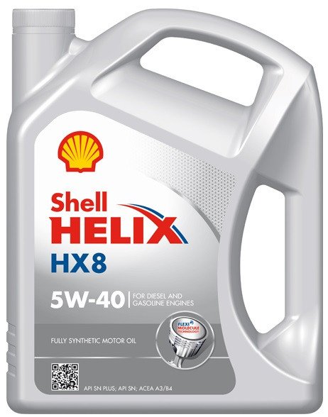 Моторное масло Shell Helix HX8 Synthetic 5W-40 5л