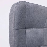 Офисное кресло AksHome Leonidas (пластик/ткань, темно-серый)