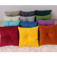 Декоративная подушка Sled Квадратная 40x40x12 (зеленый)