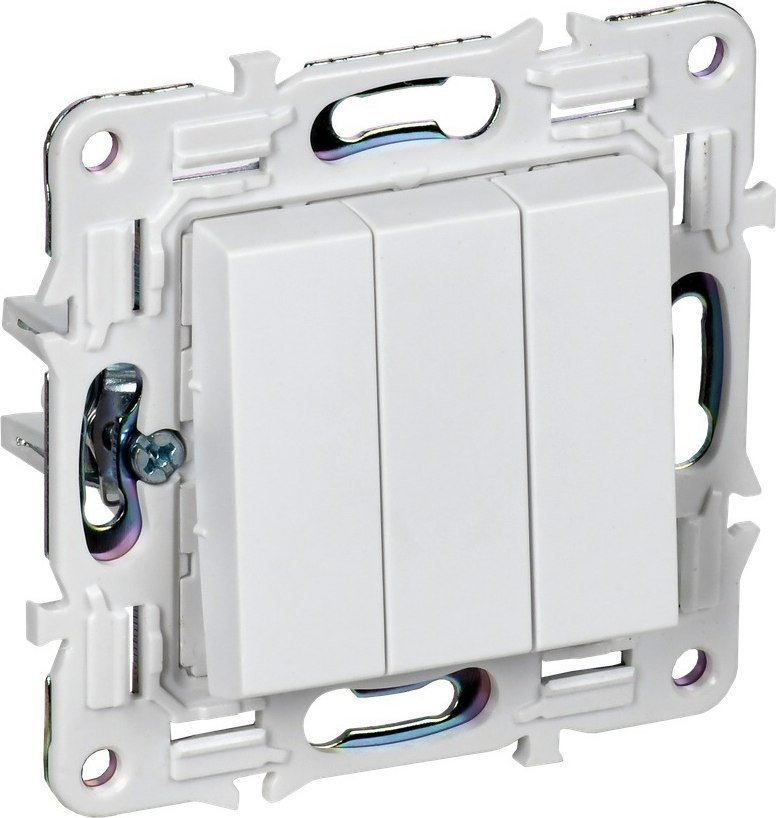 Выключатель IEK Skandy SK-V30-0-10-K01 (арктический белый)