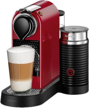 

Капсульная кофеварка Nespresso CitiZ&Milk (красный)