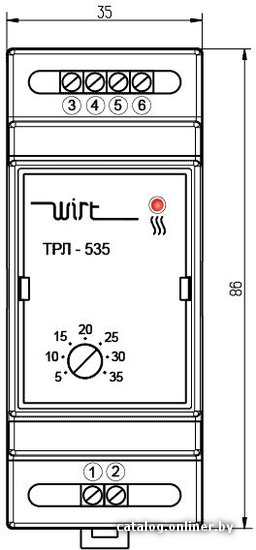 Терморегулятор Wirt ТРЛ-535