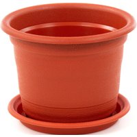 Кашпо Полесье Ксения №5 с поддонником 73853 (2 л, коричневый)