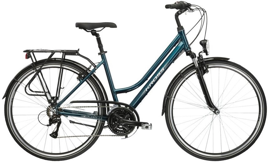 

Велосипед Kross Explorer 2.0 U L/19" 2024 (бирюзовый/серебристый)