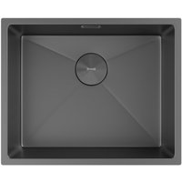 Кухонная мойка ZorG Zerox 54 U / IF Zurinox PVD Gunblack