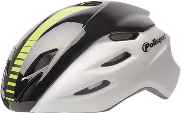 

Cпортивный шлем Polisport Aero Road White matte/Black gloss/Fluo yellow L