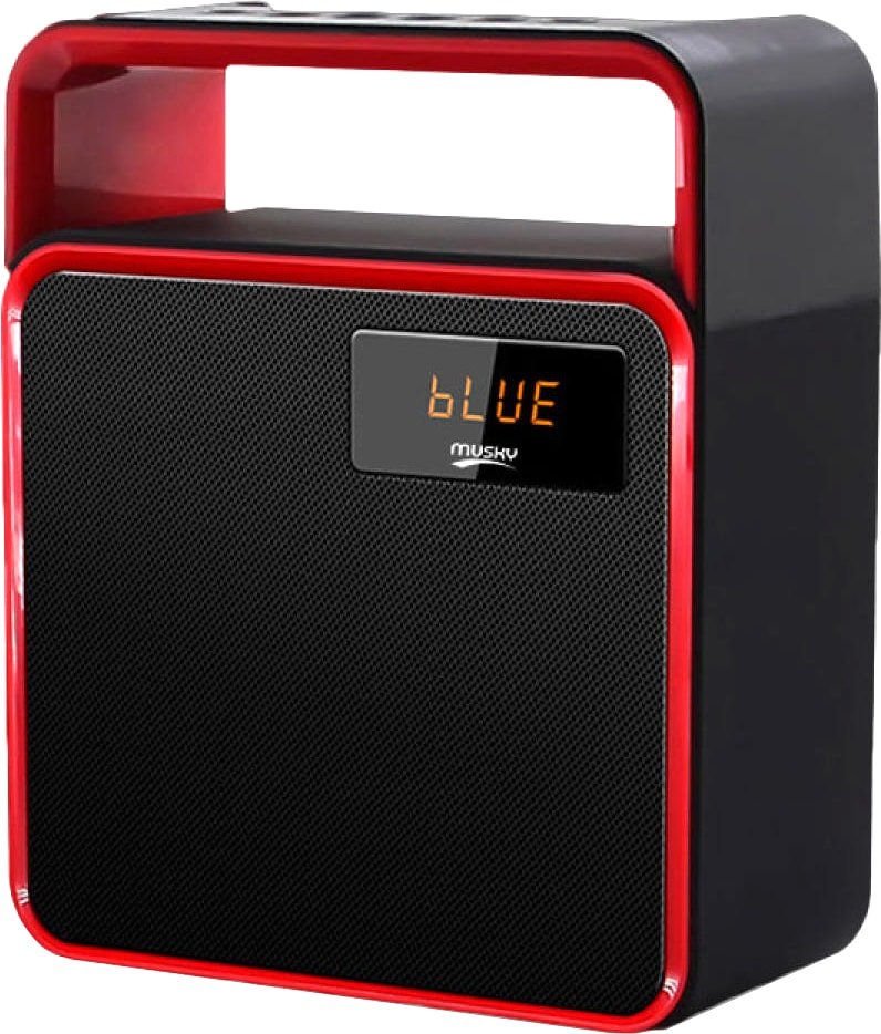 

Беспроводная колонка Musky DY31K (черный/красный)