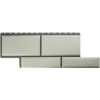 Панель фасадная Альта-Профиль Камень Флорентийский 1260х450 мм 00000007433 (белый)