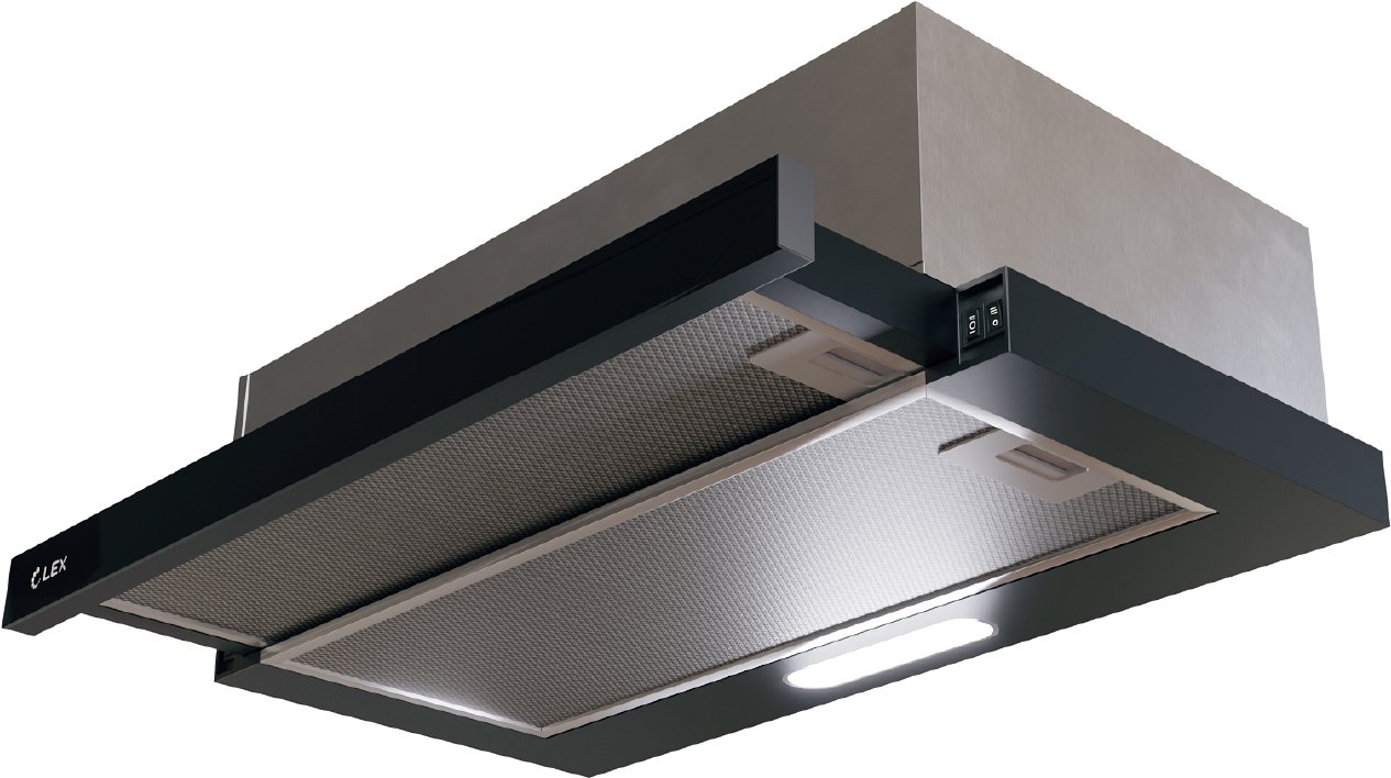 

Кухонная вытяжка LEX Honver 2M 600 (черный)