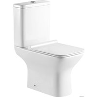 Унитаз напольный Aquanet Rimless Cube 2-C CL-12288 + CL-12288-1