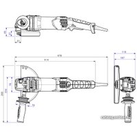 Угловая шлифмашина Metabo WEPBA 19-180 Quick RT 601099000