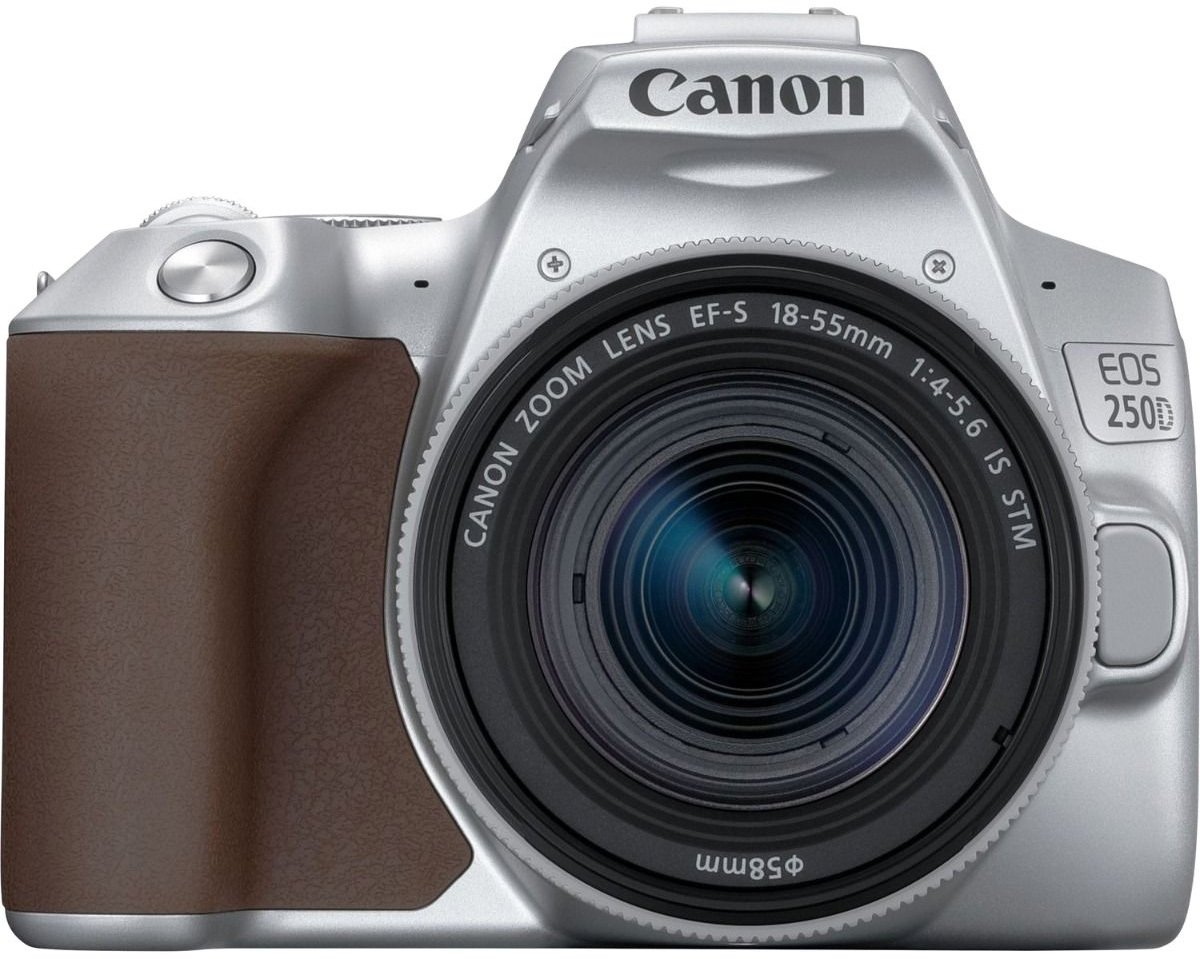

Зеркальный фотоаппарат Canon EOS 250D Kit 18-55 IS STM (серебристый)