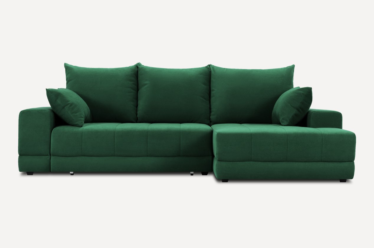 

Угловой диван Divan Дарол Velvet Emerald 254457 (зеленый)