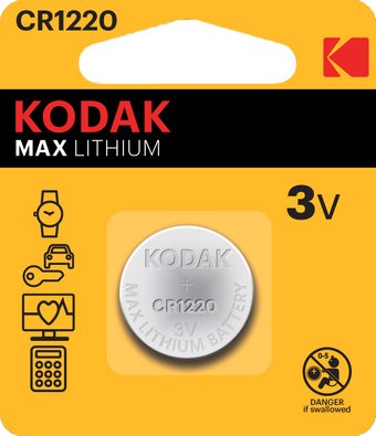 Батарейка Kodak Max Lithium CR1220