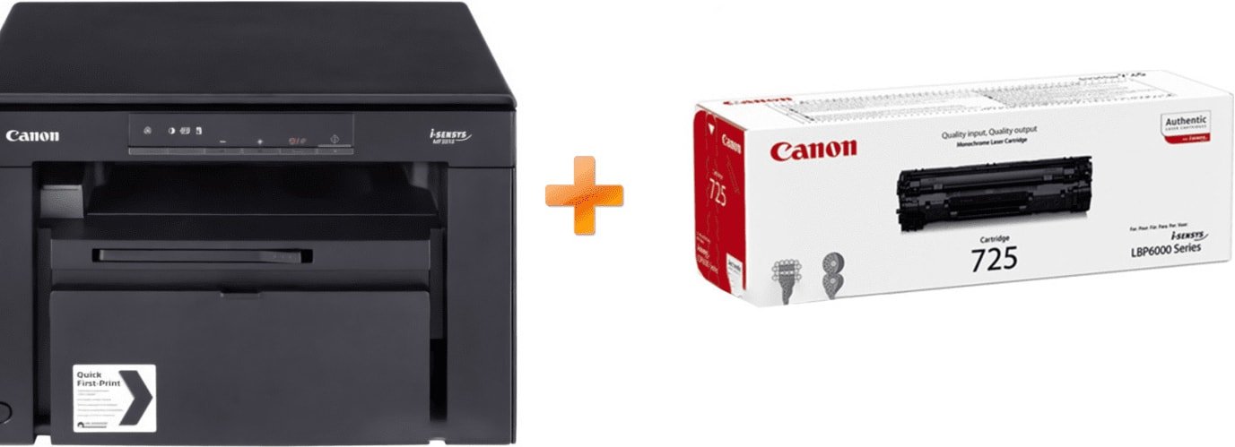 

МФУ Canon i-SENSYS MF3010 + 1 картридж