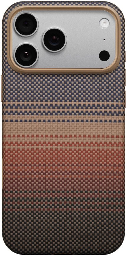 

Чехол для телефона Pitaka Aramid UltraGuard для iPhone 17 Pro (Sunset)