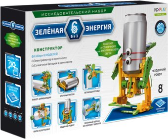 Набор для опытов ND Play Зеленая энергия 6 в 1 265609