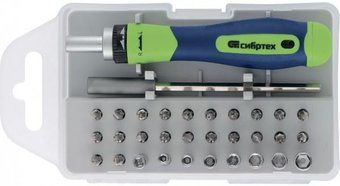 Набор отвертка с битами СибрТех 13370 (32 предмета)