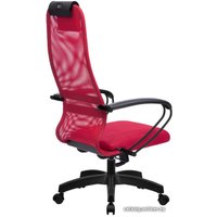 Офисное кресло Metta SU-BP-8 (хром, красный)