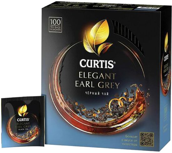 

Черный чай Curtis Elegant Earl Grey 100 шт