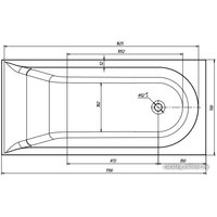Ванна Ventospa Spirit AO 170х70