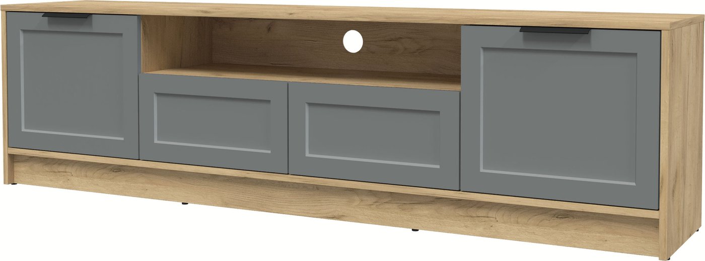 

Тумба Интерлиния ТВ Концепт Тренд КТ-ТВ4-50 (дуб золотой/серый)