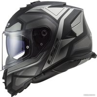 Мотошлем LS2 FF800 Storm Faster (XS, черно-серый матовый)