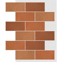 Декоративный кирпич АМК Блок микс № 500 (терракотовый микс) в Бобруйске