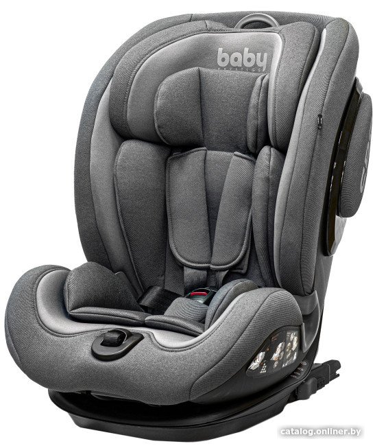 Детское автокресло Baby Prestige EvolutionFix (темно-серый)