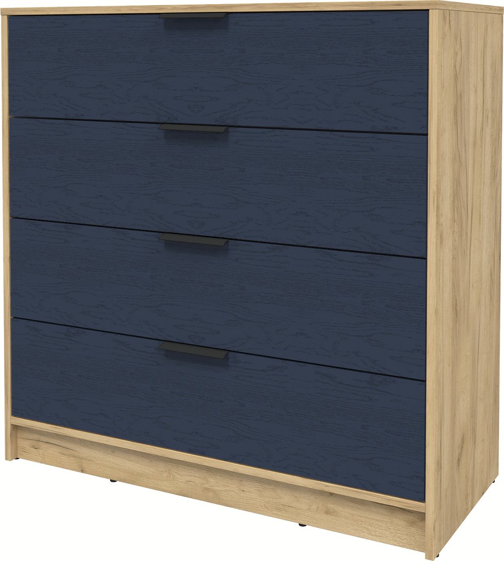 Комод Интерлиния Концепт КТ-К100 Глосс (дуб золотой/дуб королевский)