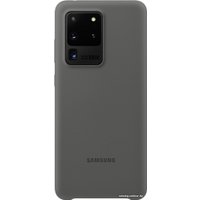 Чехол для телефона Samsung Silicone Cover для Galaxy S20 Ultra (серый)