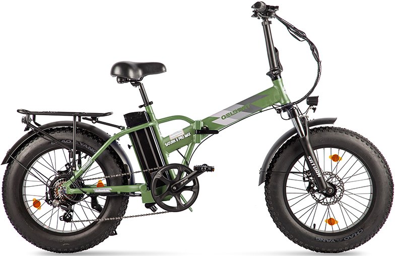 Электровелосипед Gelbert Saturn 3 Pro Max (зеленый)