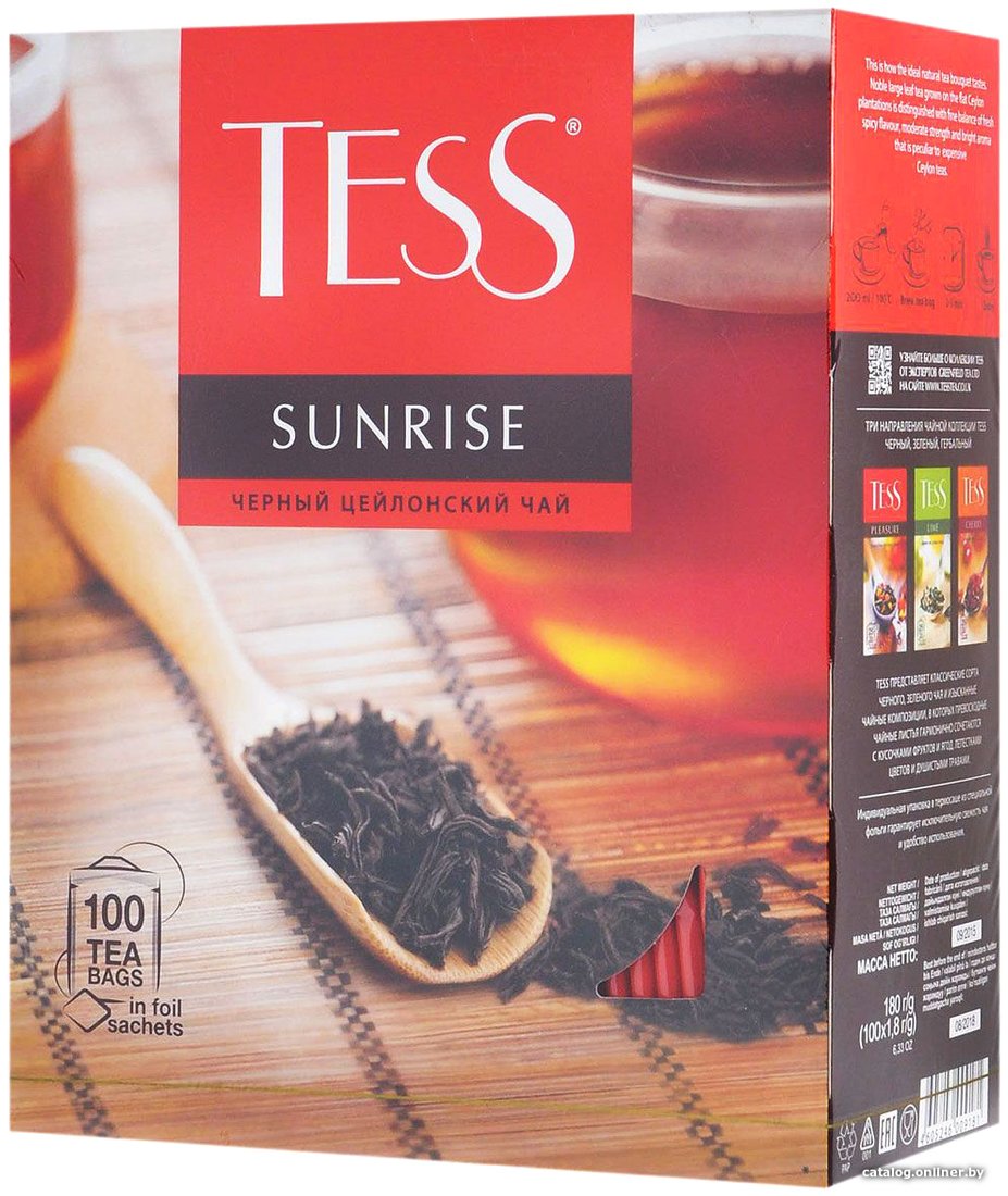Черный чай Tess Sunrise черный Nd-00001850 100 шт