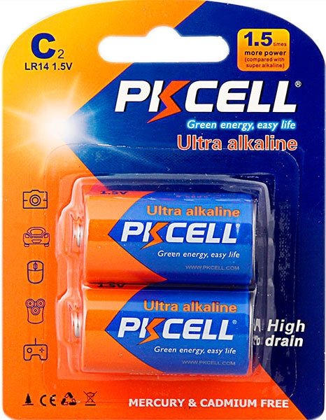 

Батарейка PKCELL Ultra Digital Alkaline LR14 C 2 шт.