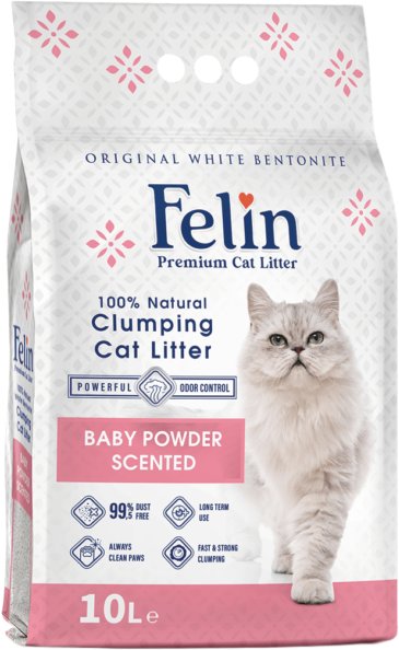 

Наполнитель для туалета Felin Baby Powder Scented 10 л