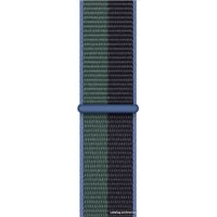 Ремешок Apple Sport Loop MN5M3 (41 мм, темная ночь/эвкалипт, размер R)